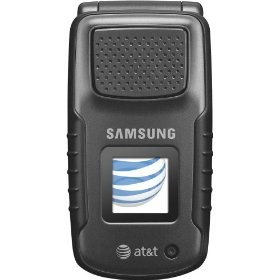 Samsung Rugby A837 Waterproof Rugged Flip Phone for AT&T- Excellent - Black