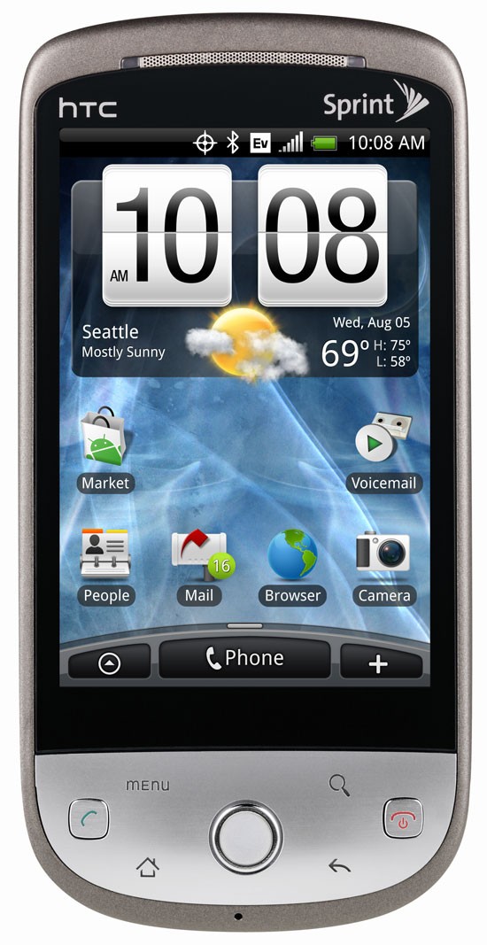  HTC Hero - Android Smart Phone WiFi, 5 MP Camera - Excellent (Cell Phones)