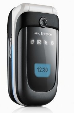 Sony Ericsson Z310a Black Flip Phone 