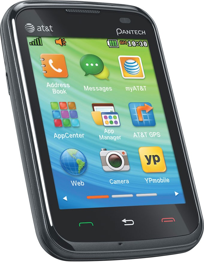 Pantech Renue P6030 AT&T 3G Touchscreen Bluetooth Qwerty Keyboard Slider Cell Phone - Like New (Cell Phones)