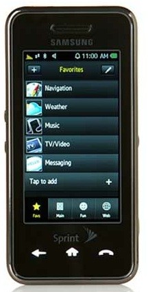 Samsung Instinct M800 Sprint Used Touch Screen Cell Phone