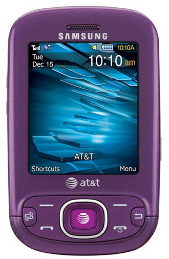 Samsung Strive SGH-A687 Purple Used No Contract AT&T Cell Phone