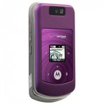 Verizon Motorola W755 Purple Stylish Flip Phone - Mint