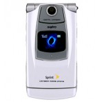 Sanyo Katana SCP-6600 White Sprint Cell Flip Phone w/Camera - Excellent