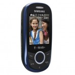 Samsung T-249 Slider Texting Cellular phone - T-Mobile - Blue - Like New