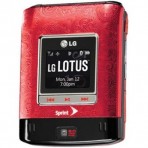 Sprint LG LX600 Lotus Red Keyboard Cell Phone Compact  -Excellent