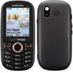 Samsung Intensity U450 Pre-Paid Black Used Verizon Cell Phone - Very Good