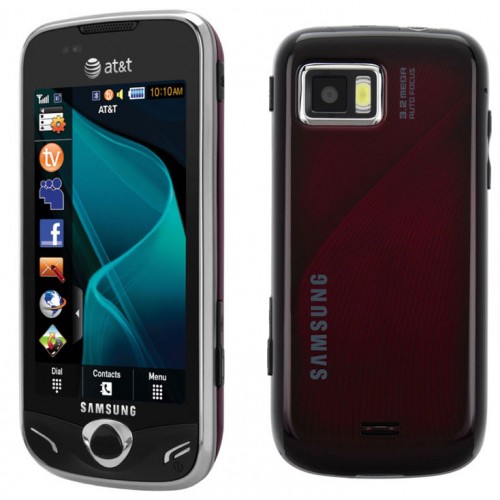 Samsung Mythic A897 Burgandy Touchscreen AT&T