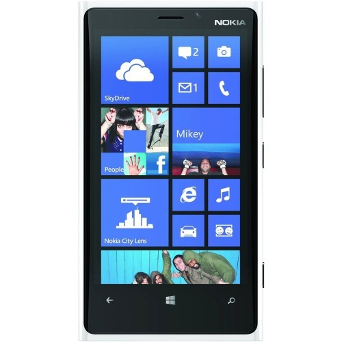 Nokia Lumia 920 Cell Phone White - AT&T- Excellent